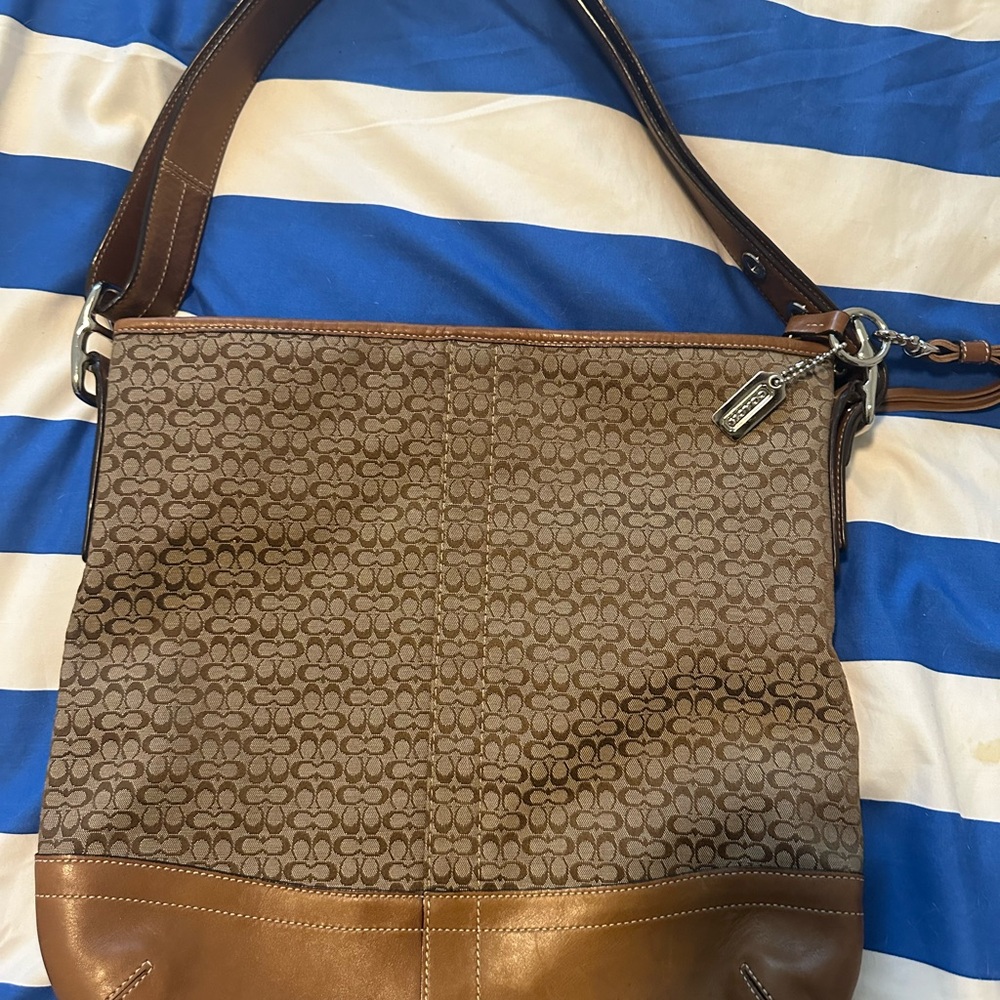 Coach Tan Leather Handbag